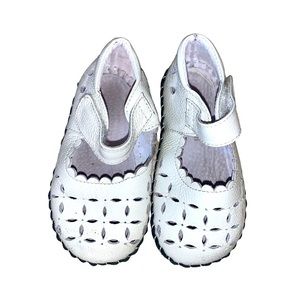 PEDIPED Whie leather sandals baby shoes size 18 24 18-24 months 6 6.5
